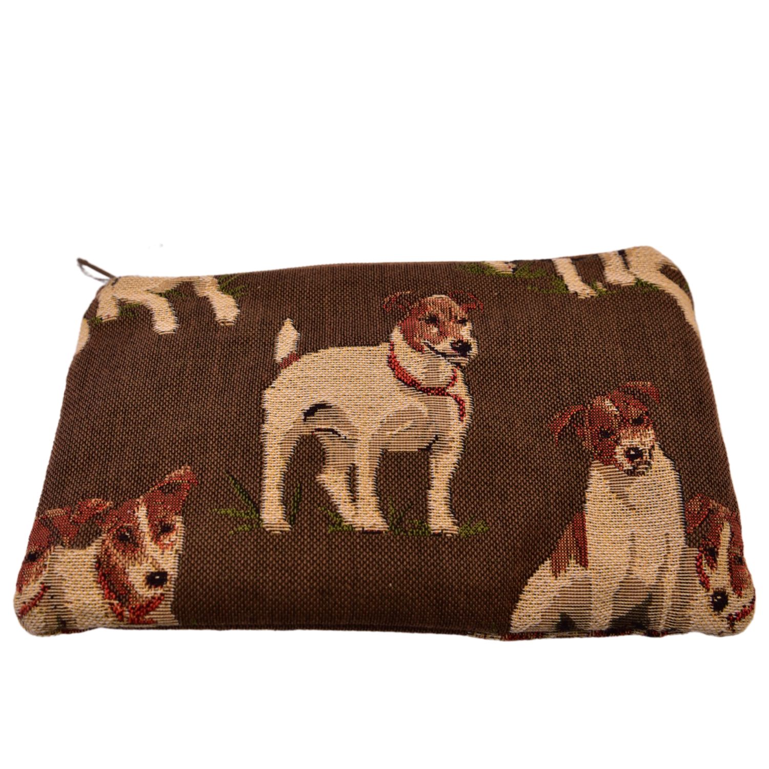 Make-up tasje met Jack Russel motief
