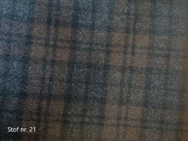 Letty&#39;s Design Koetsierschort Zomeruitvoering Geruit grijs- en bruintinten