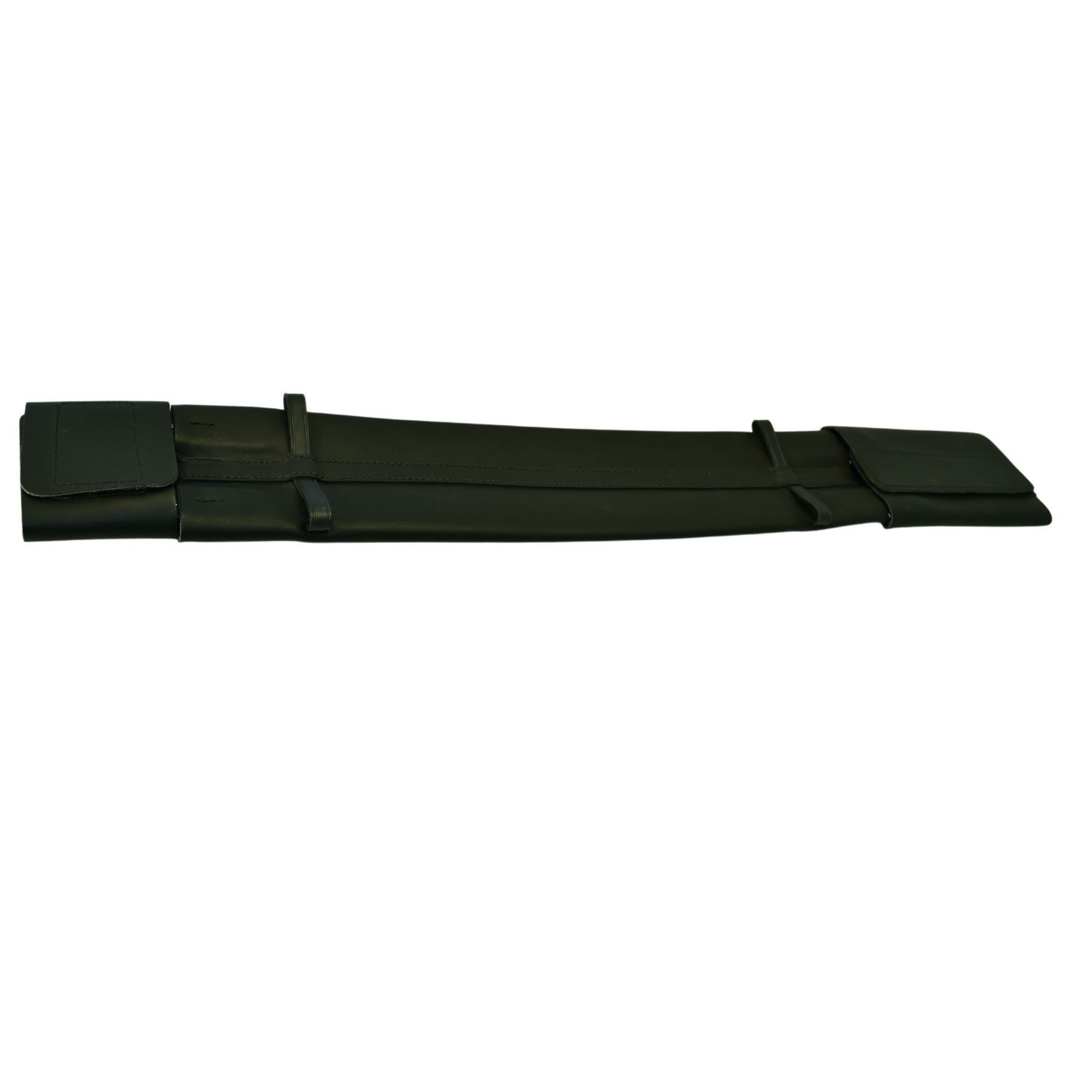 Stübben Dressuursingel zwart 1 kant elastiek 60 cm