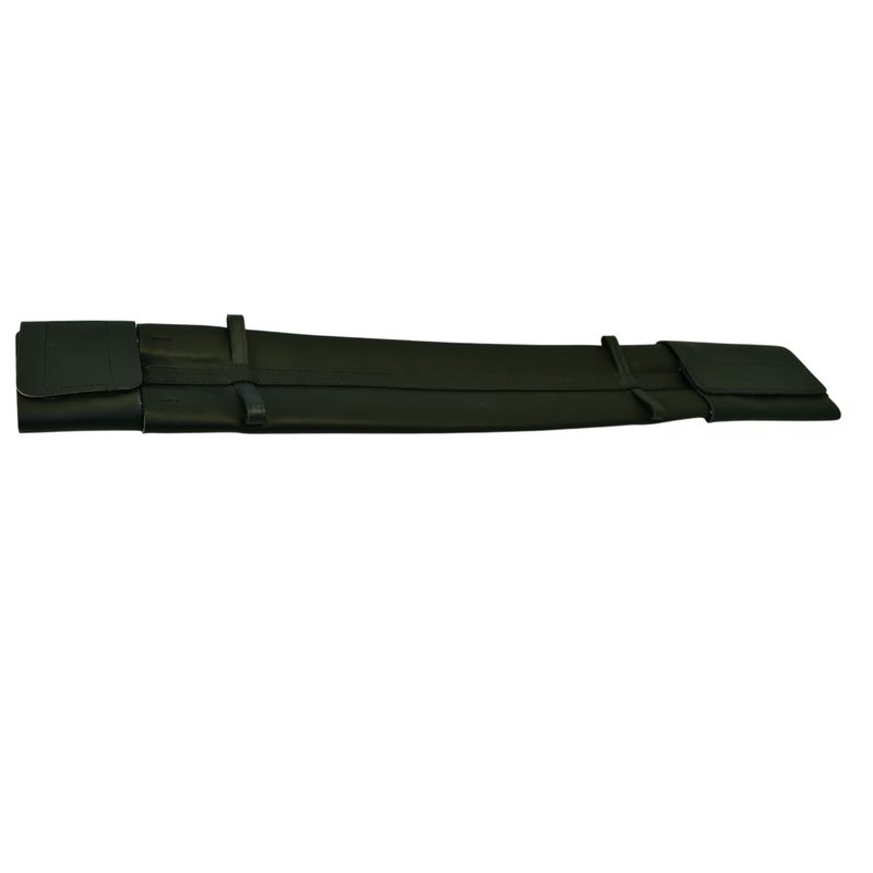 Stübben Dressuursingel zwart 1 kant elastiek 60 cm