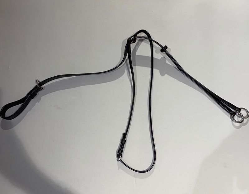 Kieffer martingaal pony zwart leer
