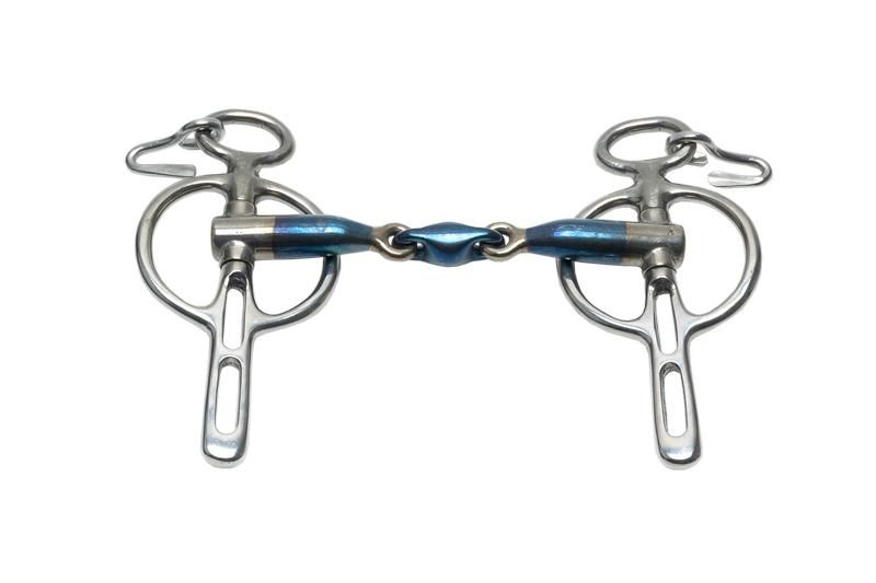 Trust Liverpool Driving Bits Inno Sense Sweet Iron Elliptical 3 Rein Holes Non-Fixed 16 MM