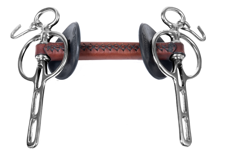 Trust Liverpool Driving Bits Inno Sense Leather 3 Rein Holes Non-Fixed 20 mm