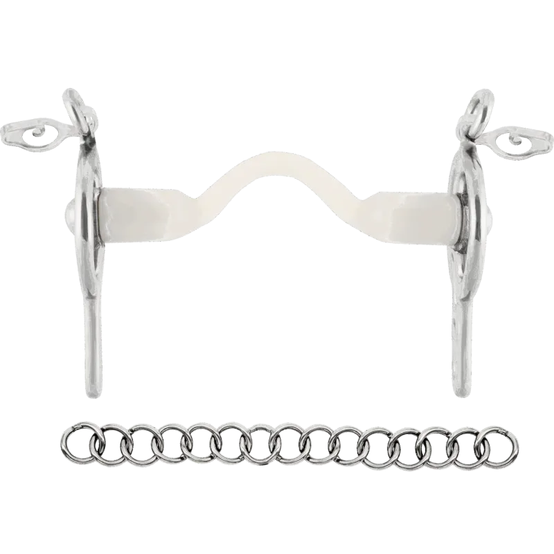 Nathe Driving Bits Liverpool 2 rein slots bar for sensitive horses