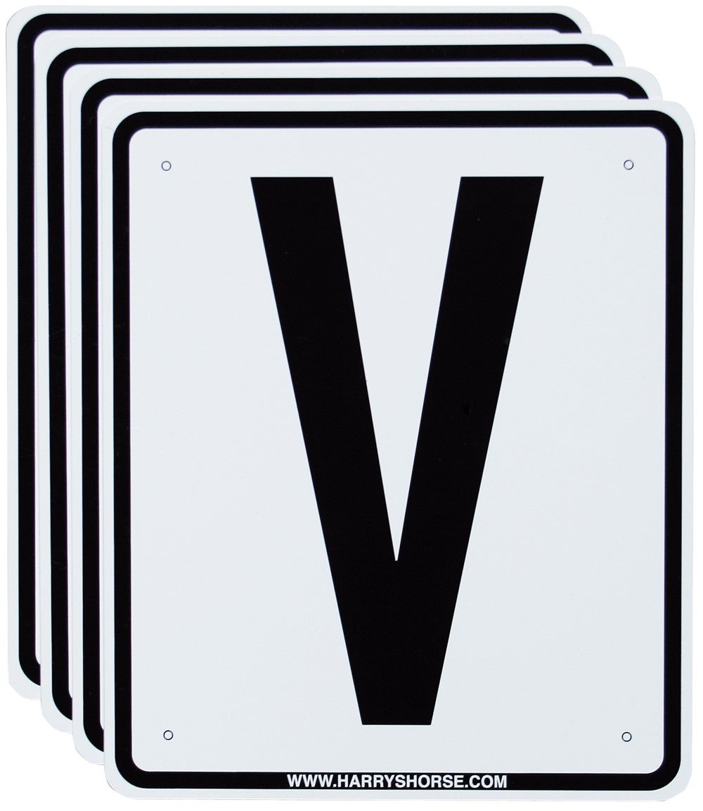 Harry's Horse Stable signs V, S, R, P.