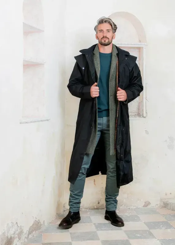 Jack Murphy men's jacket Lambourne II raincoat Black