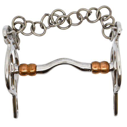 LD Driving Bits Budget Liverpool bit 2 copper rollers fixed cheeks