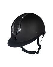 HKM riding helmet -Illusion black/glossy gray