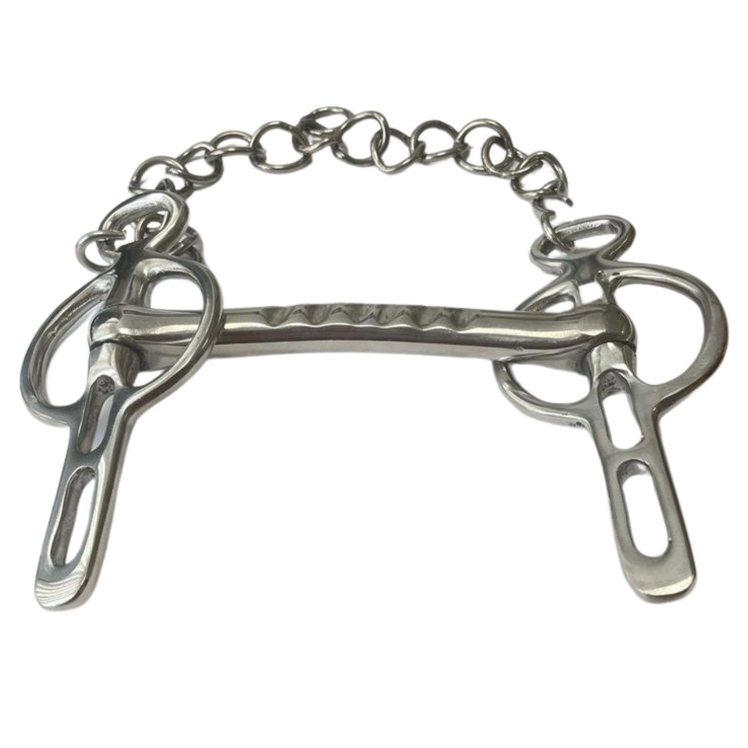 LD Driving Bits Liverpool  with loose cheeks, ribs and slightly upward curved mouthpiece