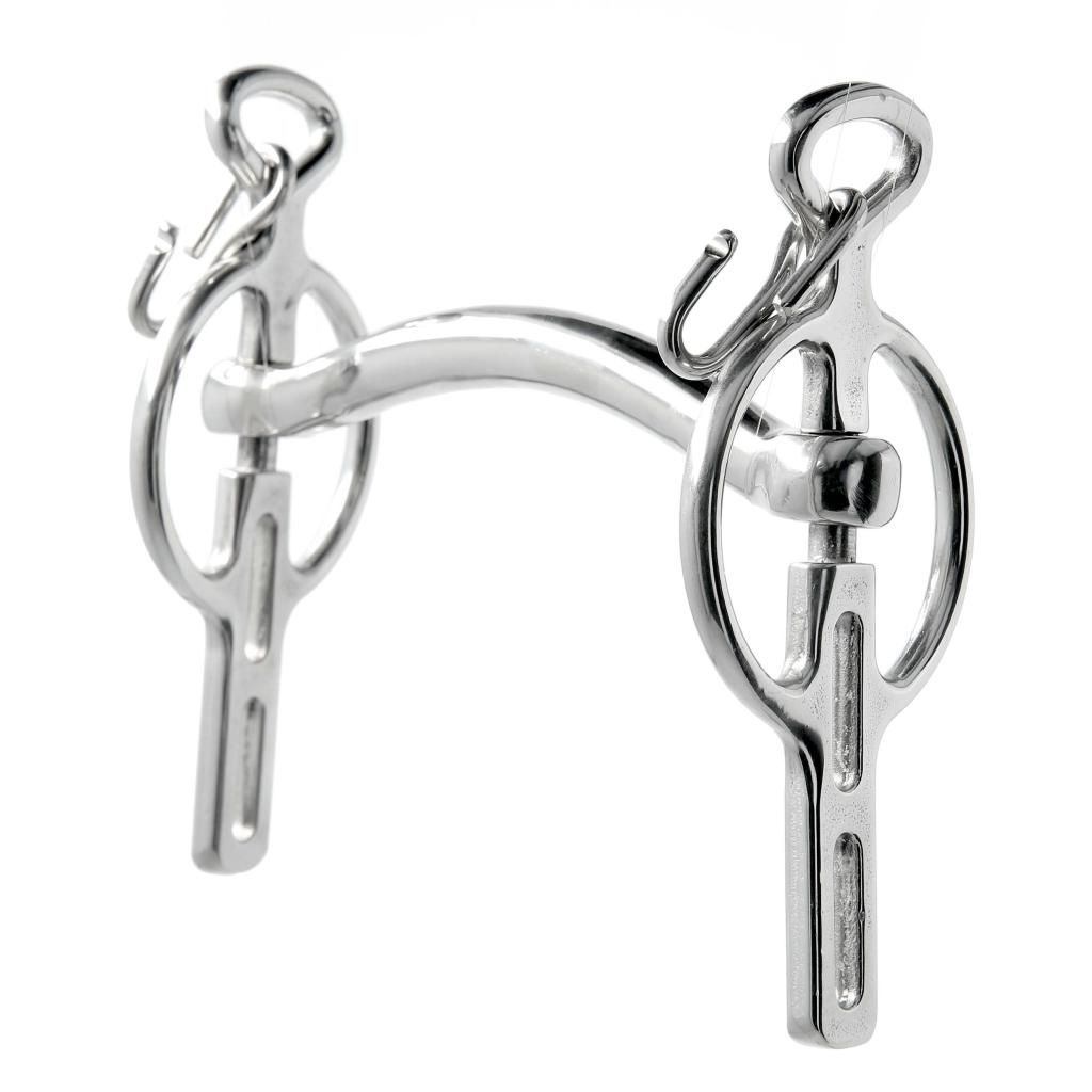 LD Driving Bits Liverpool Curved Mouthpiece 2 Slots RVS