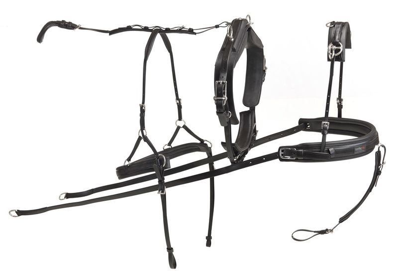 Kieffer Fahrgeschirre  einspänner geschirr synthetic mit separaten stränge pony
