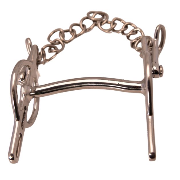 LD Driving Bits Liverpool joint with slightly upward curved mouthpiece