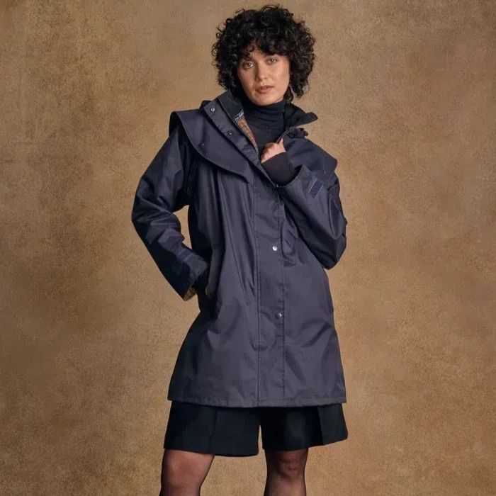 Jack Murphy ladies raincoat quarters L Cotswold Navy