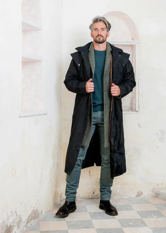 Jack Murphy men's jacket Lambourne II raincoat Black