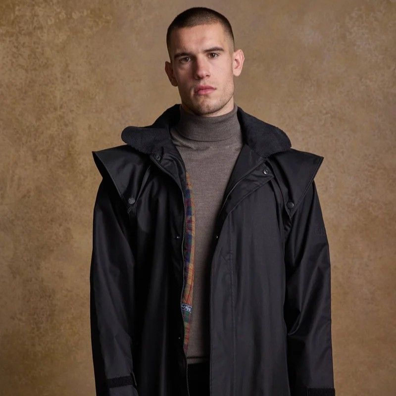 Jack Murphy men's jacket Lambourne II raincoat Black