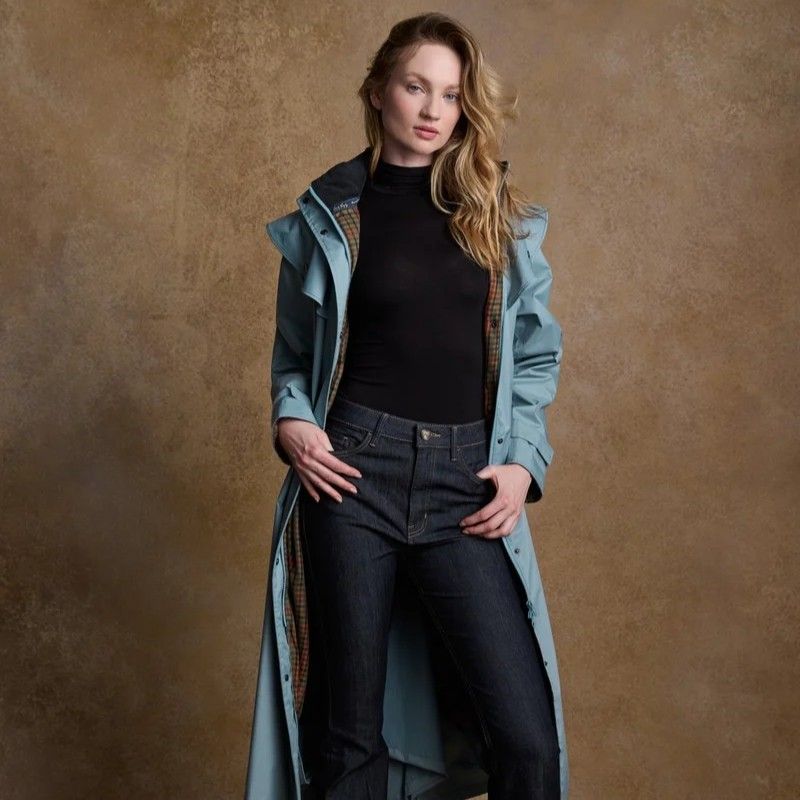 Jack Murphy rain coat lady sizes  Smoke Blue