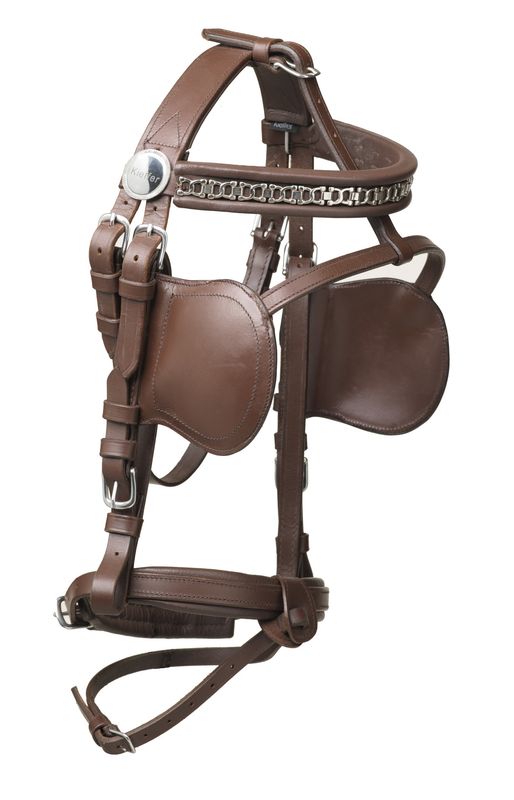 Kieffer Driving Bridle leather pony
