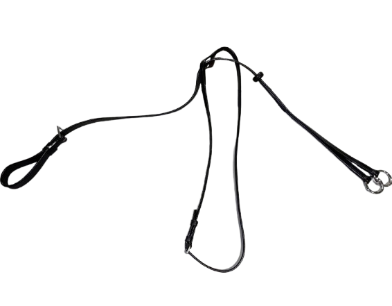 Kieffer martingaal pony zwart leer