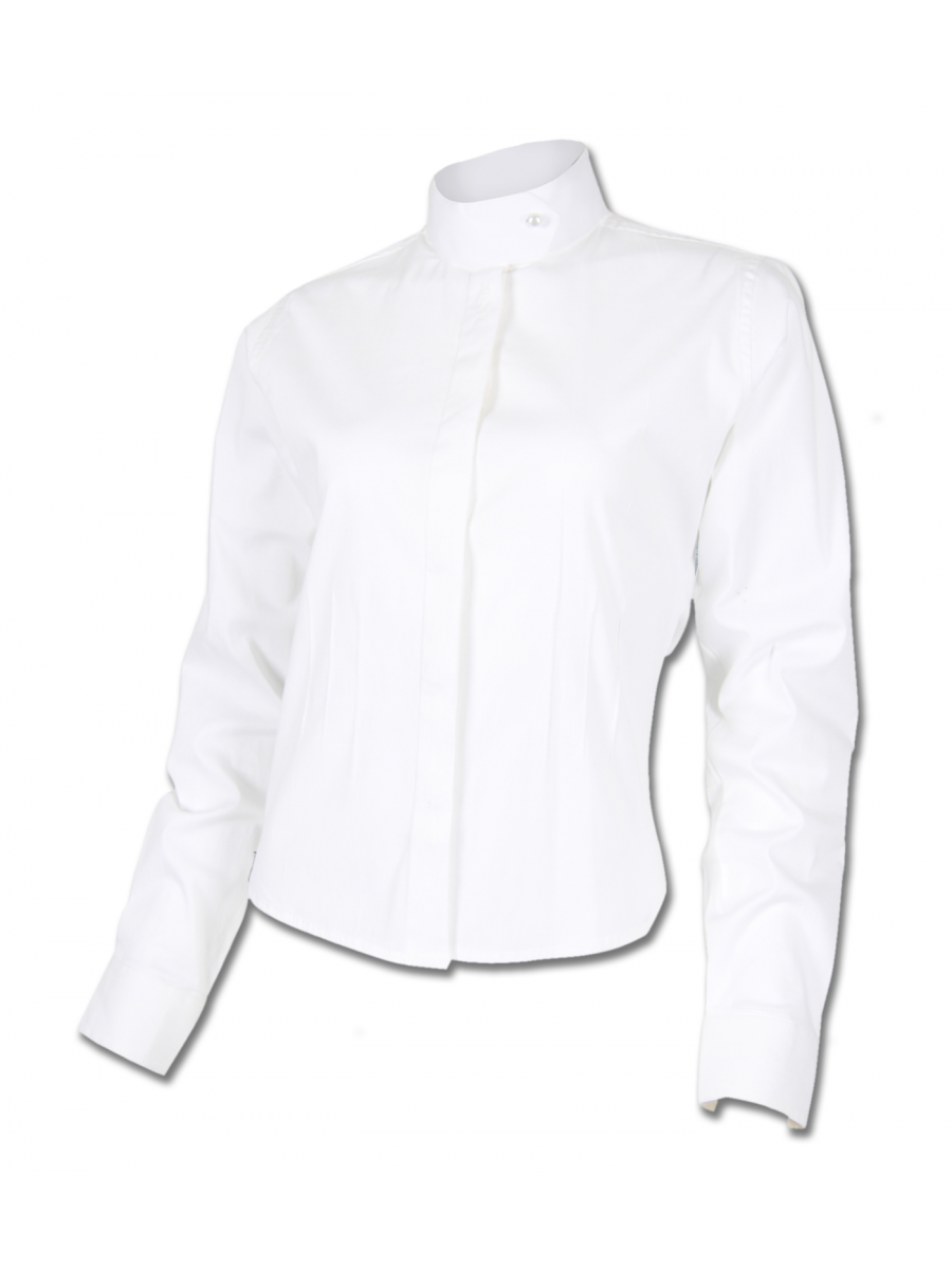 Elt Wedstrijdblouse lange mouw wit maat 140