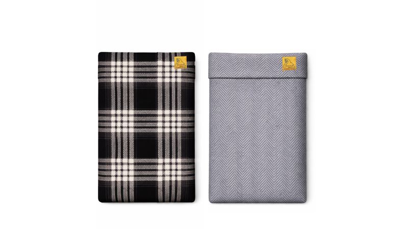 LD Reversible rain apron Letty's check black and grey