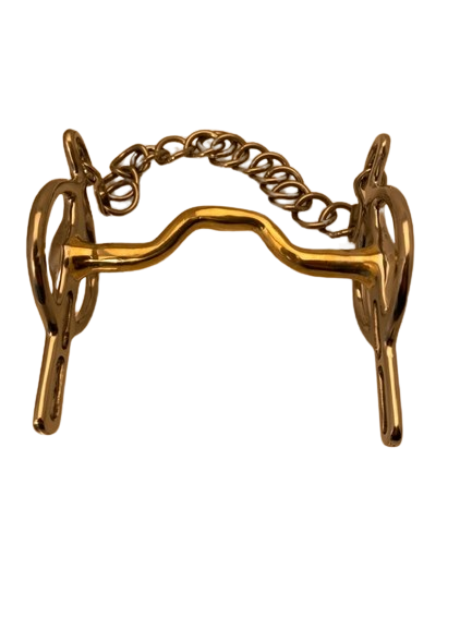 Liverpool Bit Semi-Conrad with Fixed Cheeks – Sweet Copper for Increased Salivation