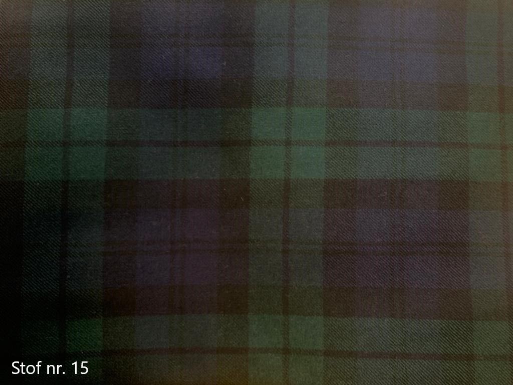 Letty's Design Driving apron summer model check Green blue