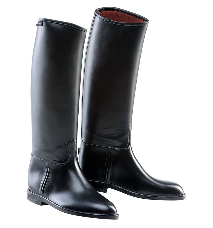 Equithème lined riding boots, shaft size M