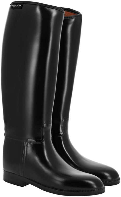 Equithème lined riding boots, shaft size M