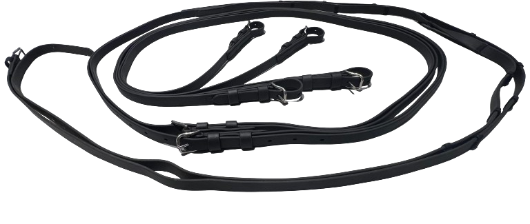 Kieffer pair rein synthetic with supersoft and stoppers