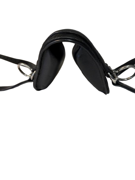 Anatomic shaped neckstrap for driving harness