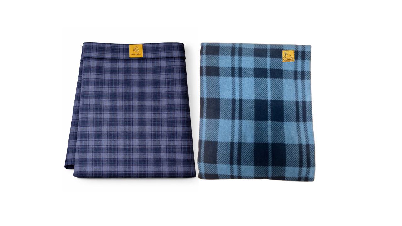 Letty's Design Profi Menschort Waterdicht Blauw Geruit Tinten