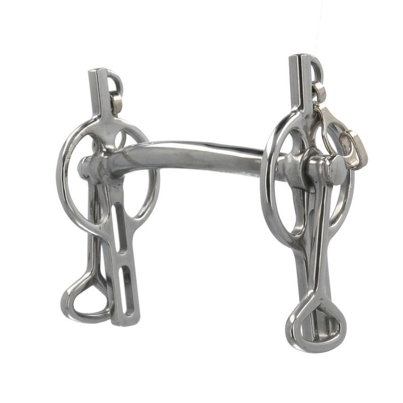 LD Driving Bits Liverpool Jointed 45° Curved Mouthpiece