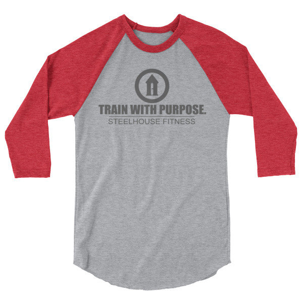 Baseball Raglan - Train with Purpose 2