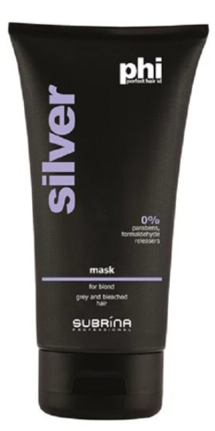 Subrina Phi Silver Anti Yellow Mask For Blond Grey And Bleached Hair 200 ML