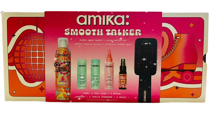 Amika Smooth Talker Hair Brush + 5 Products