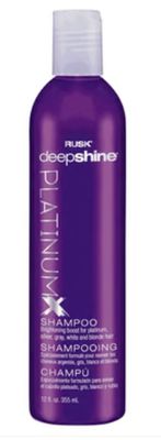 Rusk Platinum X Deep Shine Shampoo - 355 ML