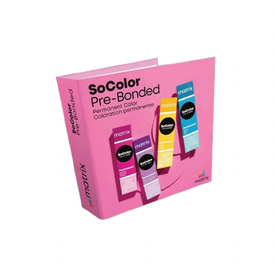 Matrix Socolor pre-bonded permanent colors swatch book