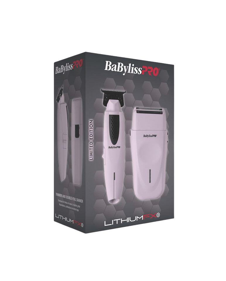 BabylissPro Limited Edition LithiumFX+ Trimmer &amp; Double-Foil Shaver