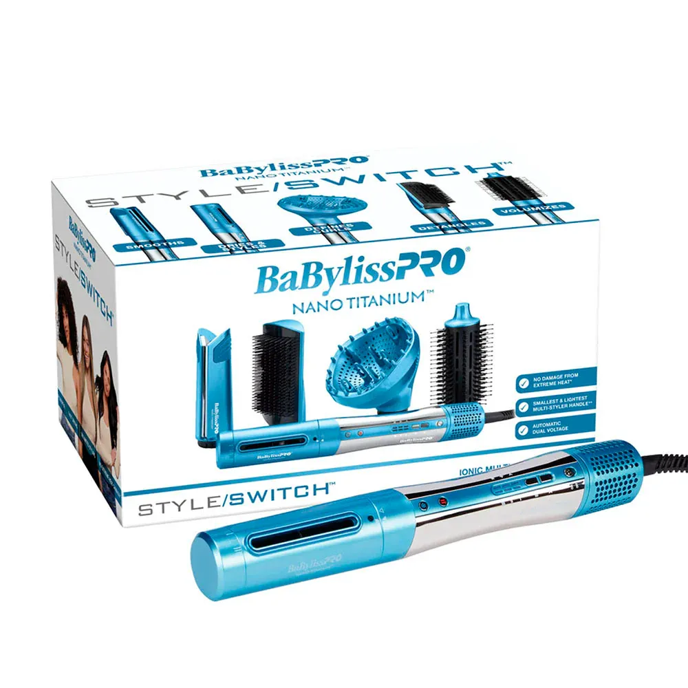 BaByliss Pro Nano Titanium Style/Switch Ionic Multi-Styler &amp; Dryer