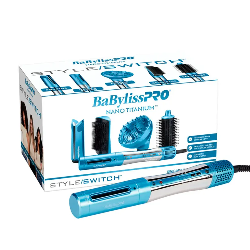 BaByliss Pro Nano Titanium Style/Switch Ionic Multi-Styler &amp; Dryer
