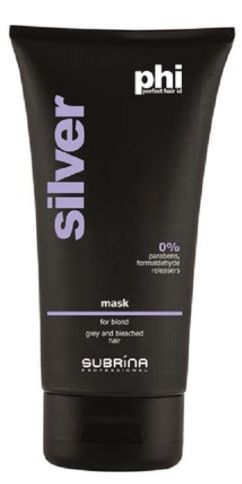 Subrina Phi Silver Anti Yellow Mask For Blond Grey And Bleached Hair 200 ML