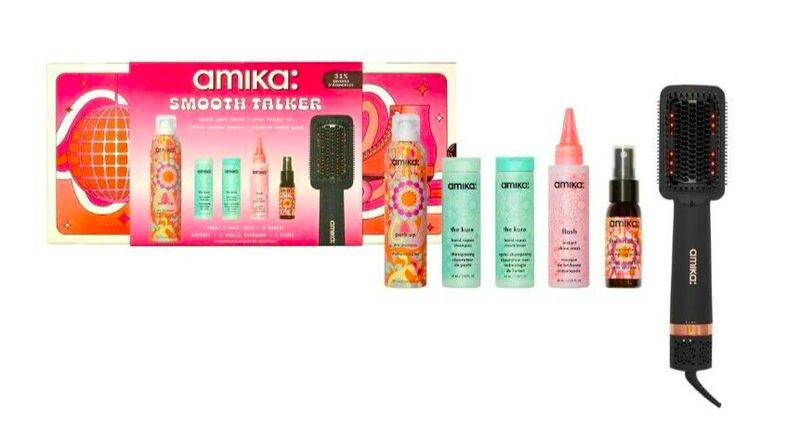 Amika Smooth Talker Hair Brush + 5 Products