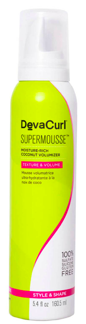 Deva Curl Supermousse Moisture Rich Coconut Volumizer 5.4oz