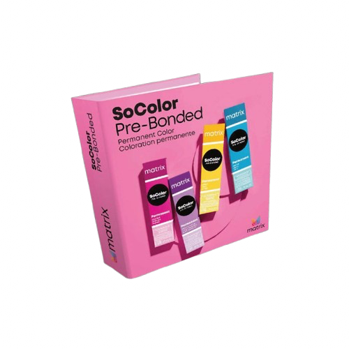 Matrix Socolor pre-bonded permanent colors swatch book