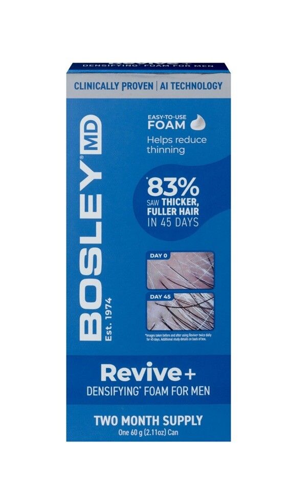 Bosley Revive+ Densifying foam For Men 1.11 oz