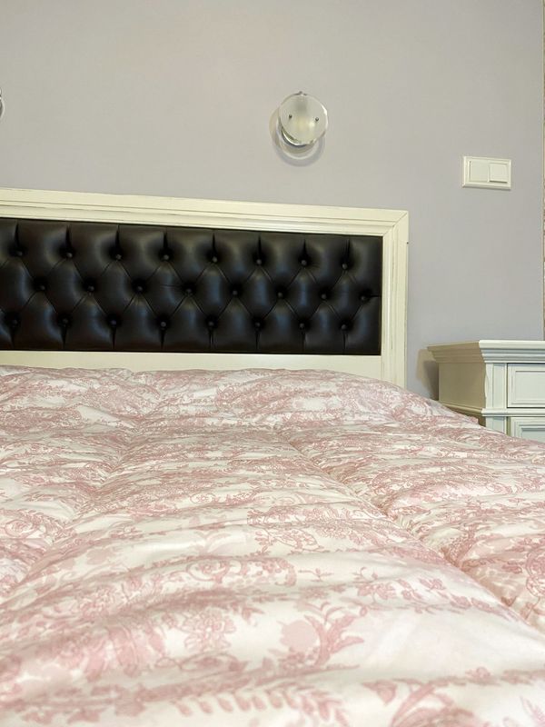Kamelhaar Steppdecke - 200x220 cm.