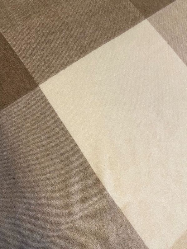 100% cashmere plaid
