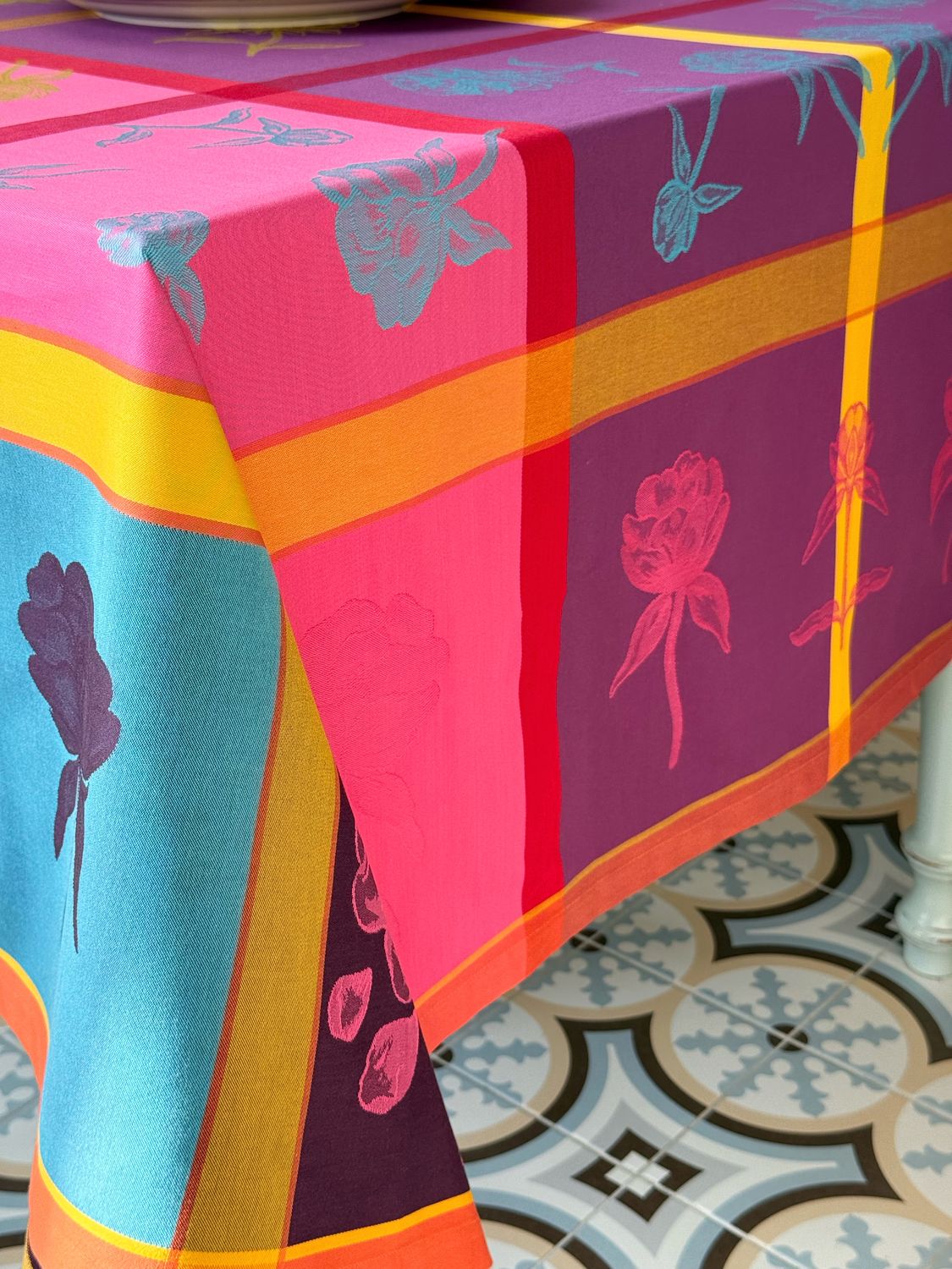 Tischdecke &amp; Servietten aus 100% Baumwolle