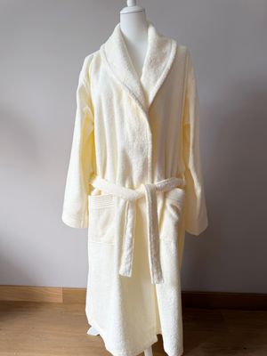 Bademantel Classic Ecru aus 100 % Baumwolle