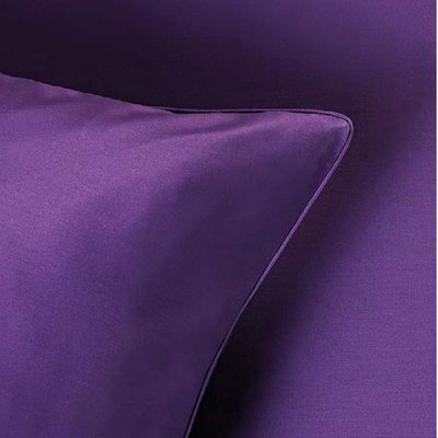 Bettwäsche Set Satin SOLID Violett 135x200+80x80